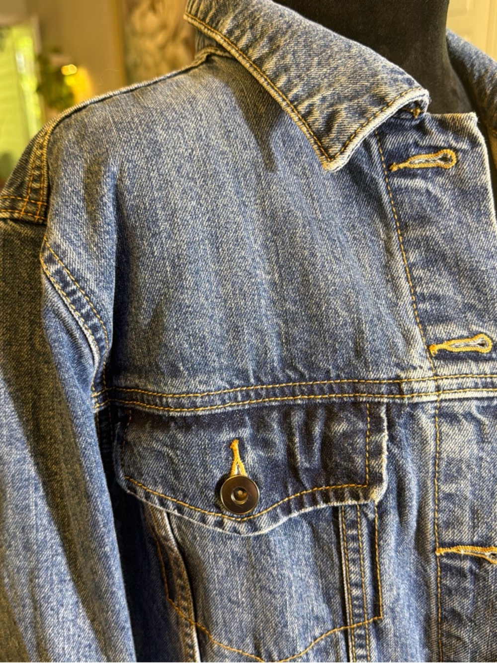 Daily Ritual Blue Denim Jean Jacket - Picture 2 of 9